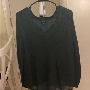 Torrid sweater size 1 teal